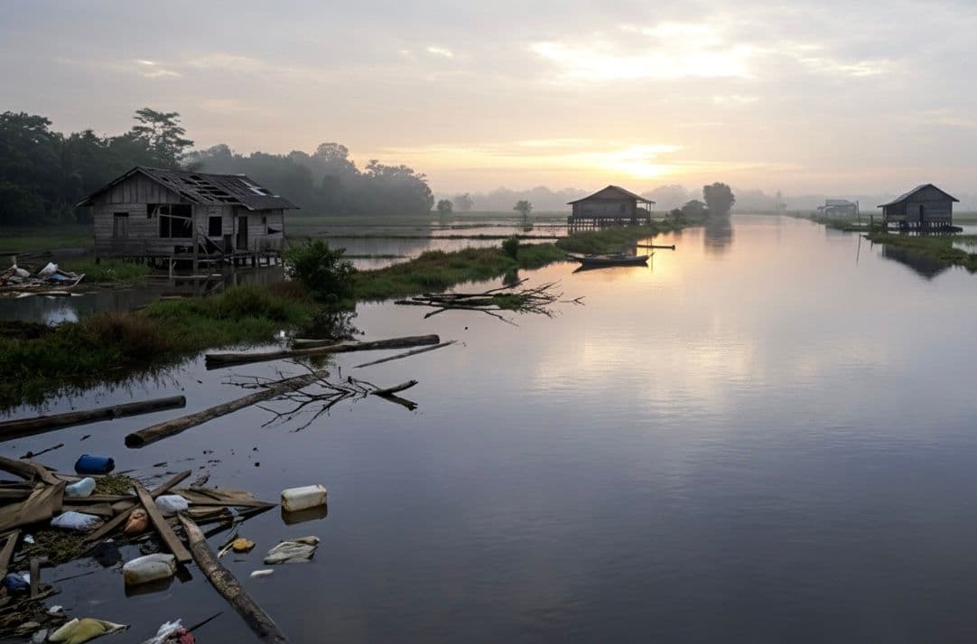 ### Final Whisper

The floods in Sumatera are not just a natural disaster.
They are a reminder.

That the earth keeps memory.
That balance matters.
That progress without care always asks to be paid back.

My father never lectured about the environment.
He didn’t campaign or protest.
He simply chose not to profit from things that were never truly his.

Now I see that as his quiet way of living _Memayu hayuning bawana._

To stay **humble** before something far older than us.
To **respect** what feeds us, shelters us, and cannot defend itself.
To move with **love,** not entitlement.
To remain **grateful** for what we are allowed to use — not own.

And to be honest about **greed.**

Greed does not always shout.
More often, it whispers — and sounds reasonable.
It says, “just a little more.”
Until _enough_ quietly disappears.

Stewardship begins the moment we notice that voice,
and choose to pause.
To limit.
To restore.

Because this land, this water, these forests —
they are not truly ours.

They are borrowed.
From centuries past.
From generations yet to come.

And one day, we will return them —
whether we are ready or not.

The question is no longer _if,_
but whether we will dare to look back at what we leave behind.

Will the land remember our care, our restraint, our gratitude —
or will it remember only our greed?

